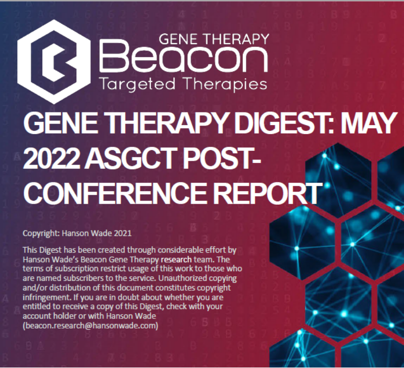 Beacon Gene Therapy ASGCT PostConference Report 2022