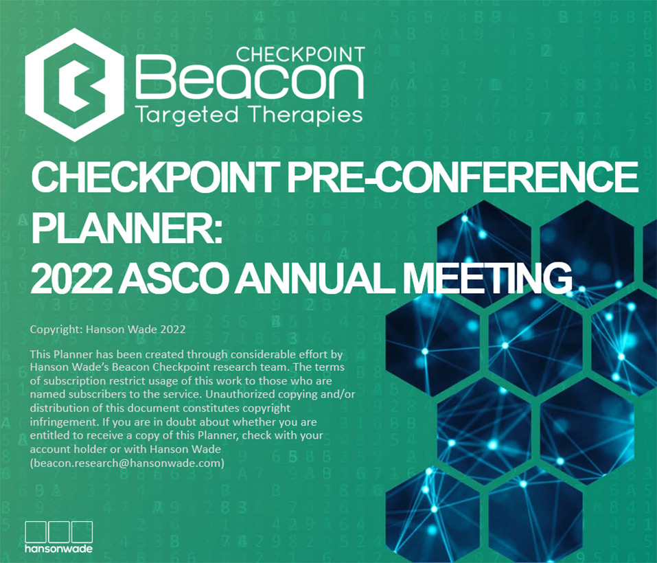 Checkpoint Pre-Conference Planner: 2022 ASCO Annual Meeting