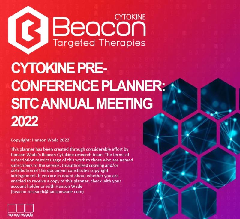 Beacon Cytokine SITC Pre-Conference Planner 2022