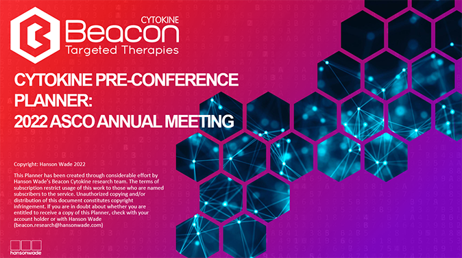 Beacon Cytokine - ASCO Pre-Conference Planner 2022 - Sample