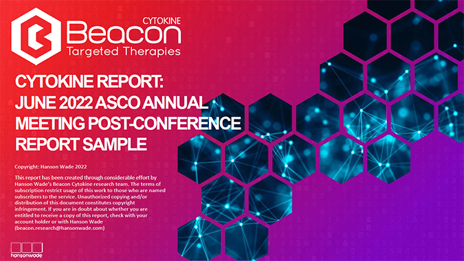 Beacon Cytokine ASCO post-conference report