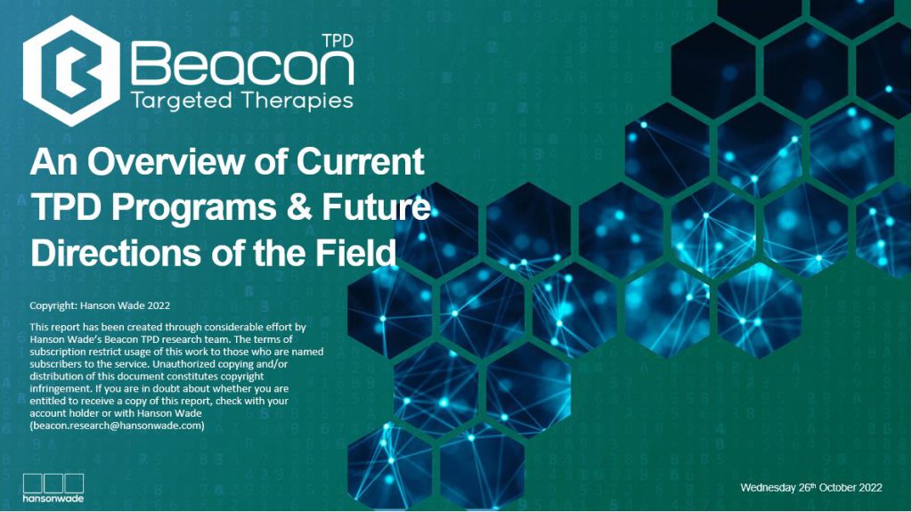 Beacon Targeted Therapies Targeted Protein Degradation Database